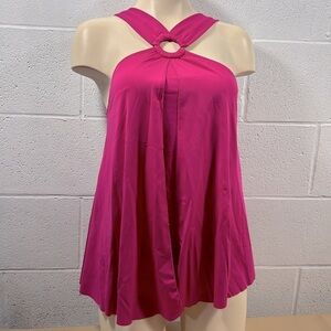 La vie en rose hot pink tankini top​​​​​​​
